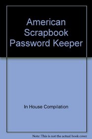 An American Scrapbook Password Keeper