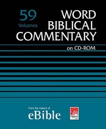 Word Biblical Commentary CD-ROM: 59 Volume Edition