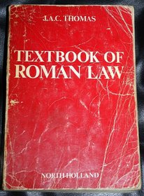 Textbook of Roman law