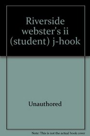 Riverside webster's ii (student) j-hook