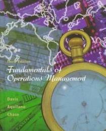 Fundamentals of Operations Management (Irwin/Mcgraw-Hill Series in Operations and Decision Sciences)