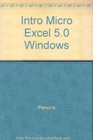 Intro Micro Excel 5.0 Windows