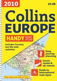 2010 Collins Handy Road Atlas Europe (International Road Atlases)