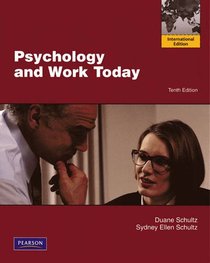 Psychology and Work Today: International Edition