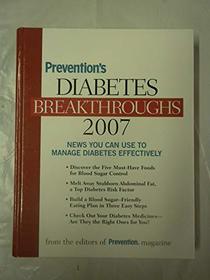 Prevention's Diabetes Breakthrough 2007