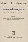 Gesamtausgabe, Ln, Bd.31, Vom Wesen der menschlichen Freiheit