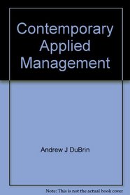 Contemporary Applied Management