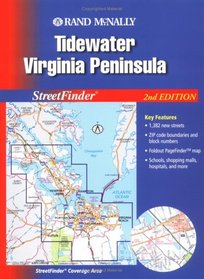 Rand McNally StreetFinder Tidewater/Virginia Peninsula