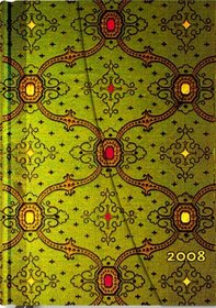 French Ornate 2008 Vert Midi Horizontal Dayplanner