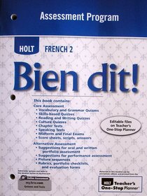 Bien dit!, Level 1: Assessment Program (Holt French 1)