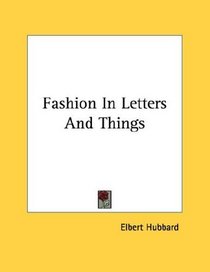 Fashion In Letters And Things