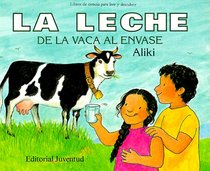 LA leche de la vaca al envase/ Milk from the cow to the carton (Libros De Ciencia Para Leer Y Descubrir)