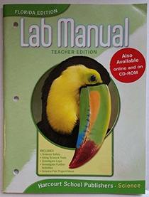 Lab Manual Grade 3 Teachers Edition (Harcourt Science)