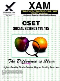 CSET Social Science 114, 115 (XAM CSET)