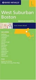 West Suburban Boston Map
