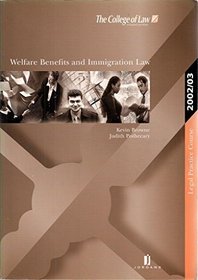 Welfare Benefits and Immigration Law 2002/03 (Legal Practice Course Resource Books)