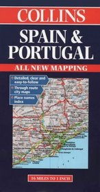 European Road Map Spain  Portugal (Collins European Road Maps)