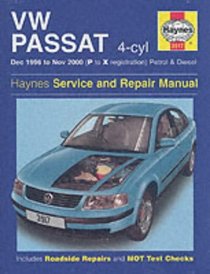 Volkswagen Passat 4-cyl Petrol & Diesel (Dec 96 - Nov 00) P to X (Haynes Service and Repair Manual Series)