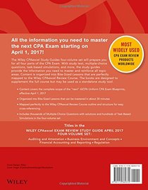 Wiley CPAexcel Exam Review April 2017 Study Guide: Auditing and Attestation