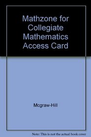 Mathzone for Collegiate Mathematics Access Card