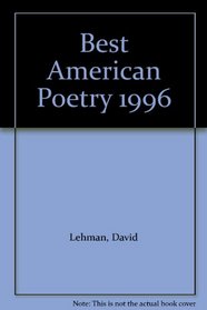 Best American Poetry 1996