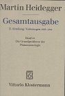 Gesamtausgabe, Ln, Bd.24, Die Grundprobleme der Phnomenologie