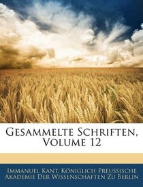 Gesammelte Schriften, Volume 12 (German Edition)