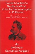 Samtliche Werke: Kritische Studienausgabe in 15 Banden (German Edition)