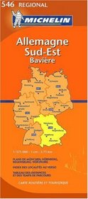 Michelin Germany Regional: Allemagne Sud-Est (Michelin Map)