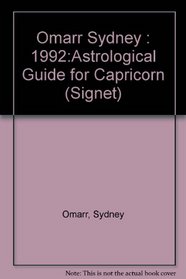 Capricorn 1992: Sydney Omarr's Day-By-Day Guide (Omarr Astrology)