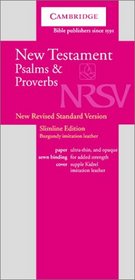 NRSV New Testament with Psalms and Proverbs Burgundy Imitation NRNT1