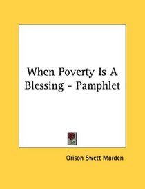 When Poverty Is A Blessing - Pamphlet
