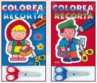 Colorea y recorta/ Color and Cut (Spanish Edition)