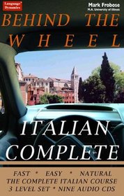 Italian: Complete Behind The Wheel / 3 Level Course / 9 Multi-Track CDs