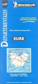 Michelin Eure Departemental Map (Departmental Maps)