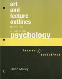 Art and Lecture Outlines for Weiten's Psychology: Themes and Variations, 7th