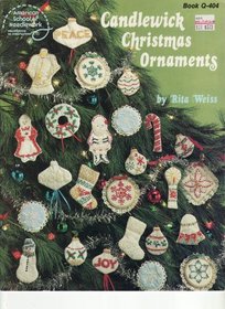 Candlewick Christmas ornaments