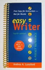 EasyWriter 4e with 2009 MLA and 2010 APA Updates & Top Twenty Quick Reference Card