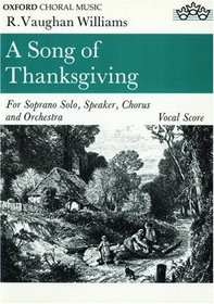 A Song of Thanksgiving: Vocal Score