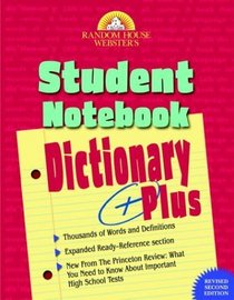 Random House Webster's Student Notebook Dictionary Plus