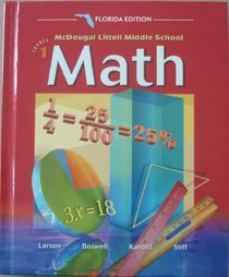 McDougal Littell Middle School Math Florida edition (Course 1)