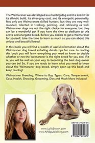 Weimaraner Dogs as Pets: Weimaraner Breeding, Where to Buy, Types, Care, Temperament, Cost, Health, Showing, Grooming, Diet and Much More Included!