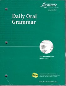 Daily Oral Grammar Transparencies/Worksheets (Elements of Literature Fourth Course with Readings in World Literature)