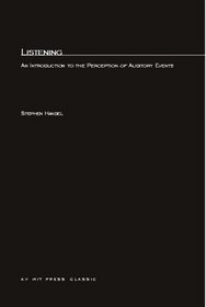 Listening : An Introduction to the Perception of Auditory Events (Bradford Books)