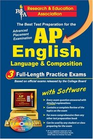 AP English Language & Composition w/CD (REA) - The Best Test Prep for the AP (Test Preps)
