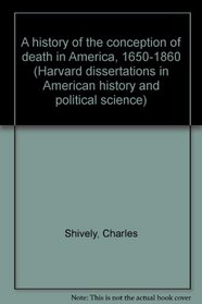 HIST CONCEPTION DEATH (Harvard dissertations in American history and political science)