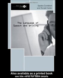 The Language of Speech and Writing (Intertext)