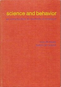 Science and Behavior : An Introduction to Methods of Research