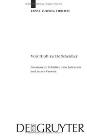Von Hiob zu Horkheimer (Studia Judaica) (German Edition)