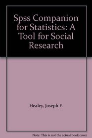 Spss Companion for Statistics: A Tool for Social Research